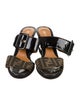 Fendi Patent Leather Printed Slides