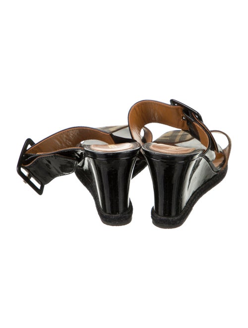 Fendi Patent Leather Printed Slides