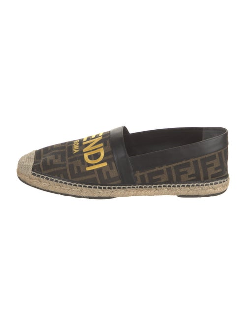 Fendi Zucca FF Logo Canvas Espadrilles