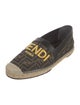Fendi Zucca FF Logo Canvas Espadrilles