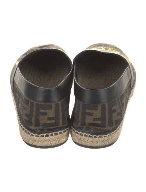 Fendi Zucca FF Logo Canvas Espadrilles