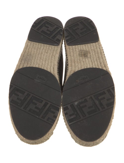 Fendi Zucca FF Logo Canvas Espadrilles