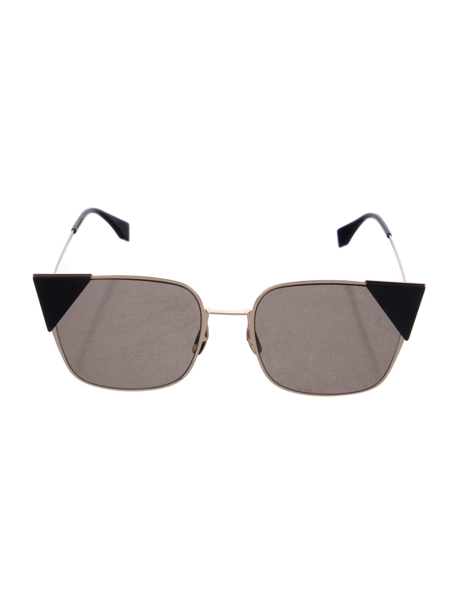 Fendi Square Mirrored Sunglasses
