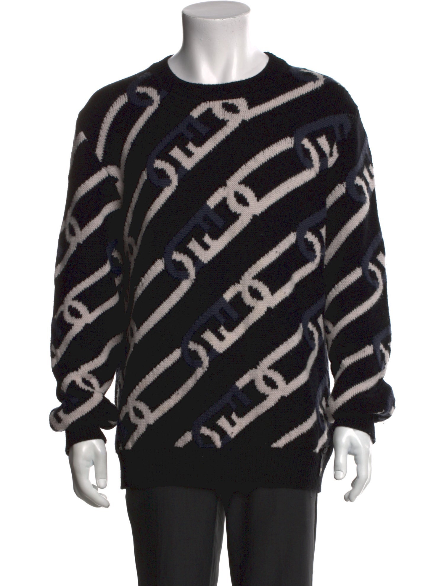 Fendi Wool Printed Pullover