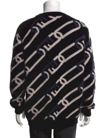 Fendi Wool Printed Pullover