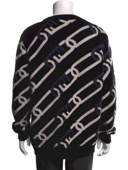 Fendi Wool Printed Pullover