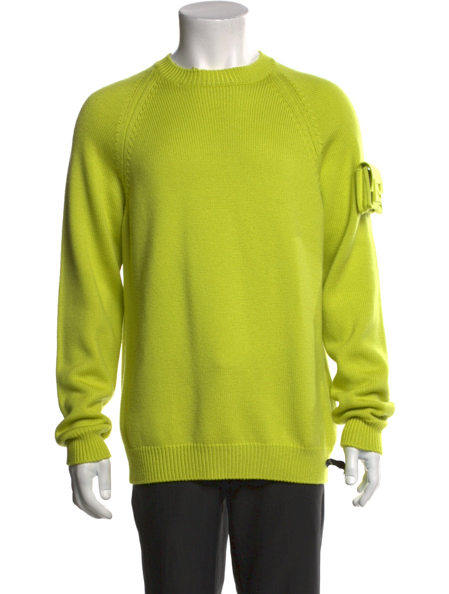 Fendi Virgin Wool Crew Neck Pullover