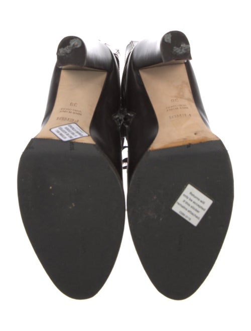 Fendi Leather Lace-Up Boots