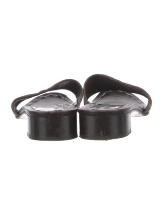 Fendi Zucca FF Logo Printed Slides