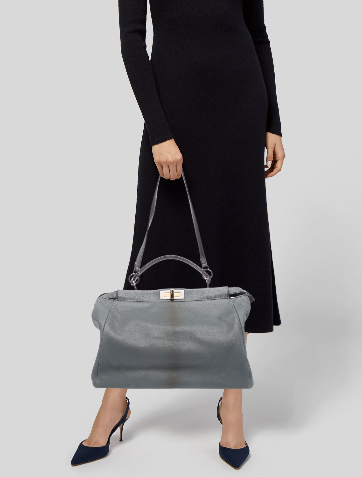 Fendi Leather Peekaboo Large Vintage