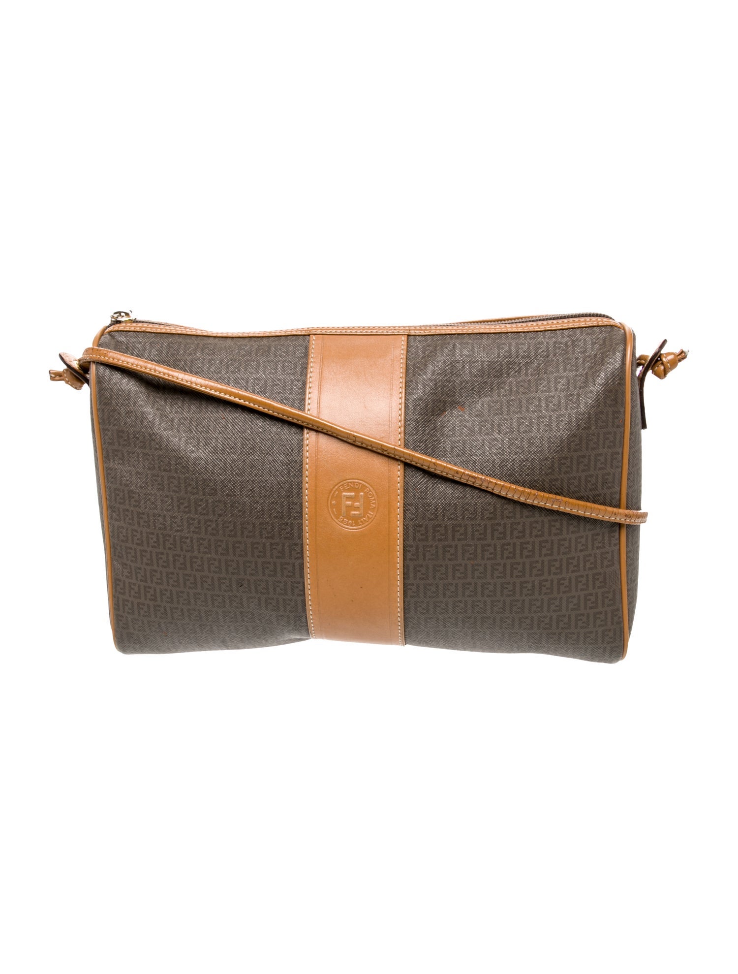 Fendi Zucca FF Clutch Vintage