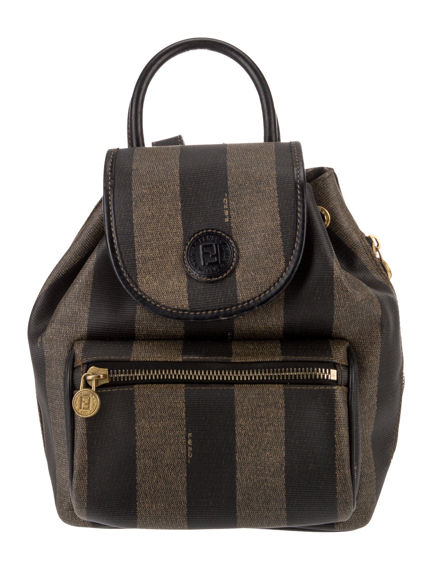 Balmain Leather Backpack - Black Backpacks, Handbags
