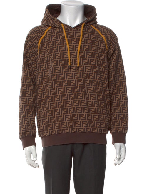 Fendi Zucca FF Logo Printed Hoodie