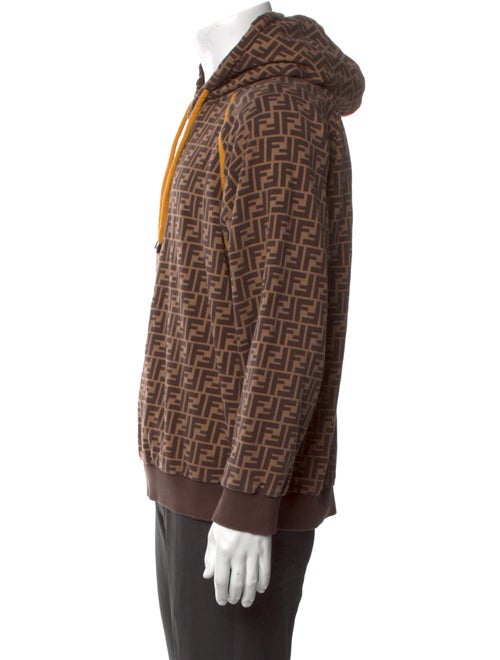 Fendi Zucca FF Logo Printed Hoodie