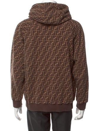 Fendi Zucca FF Logo Printed Hoodie