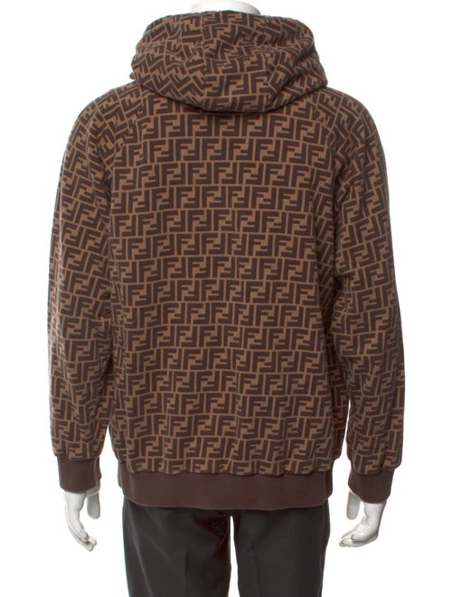 Fendi Zucca FF Logo Printed Hoodie