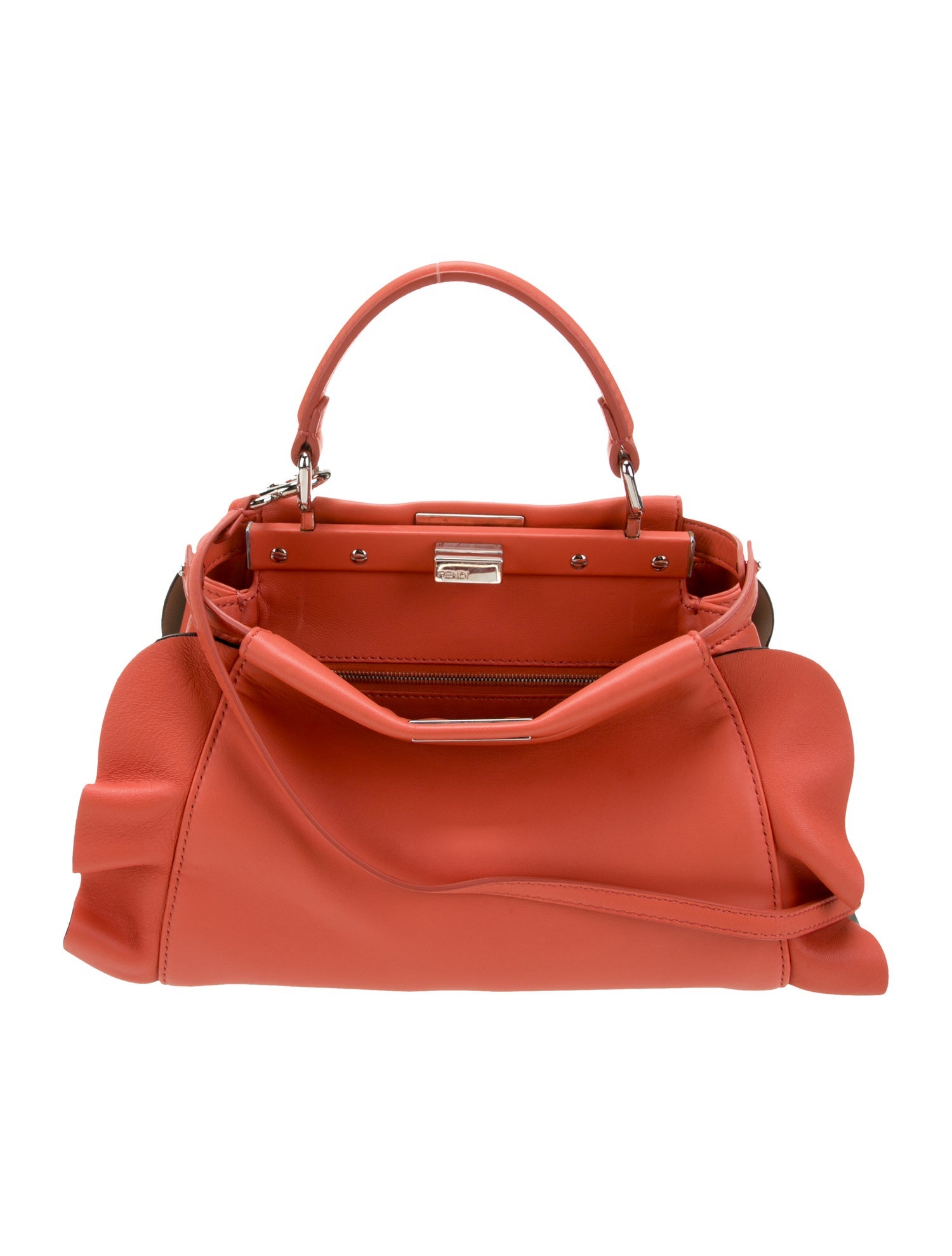 Fendi Leather Top Handle Bag
