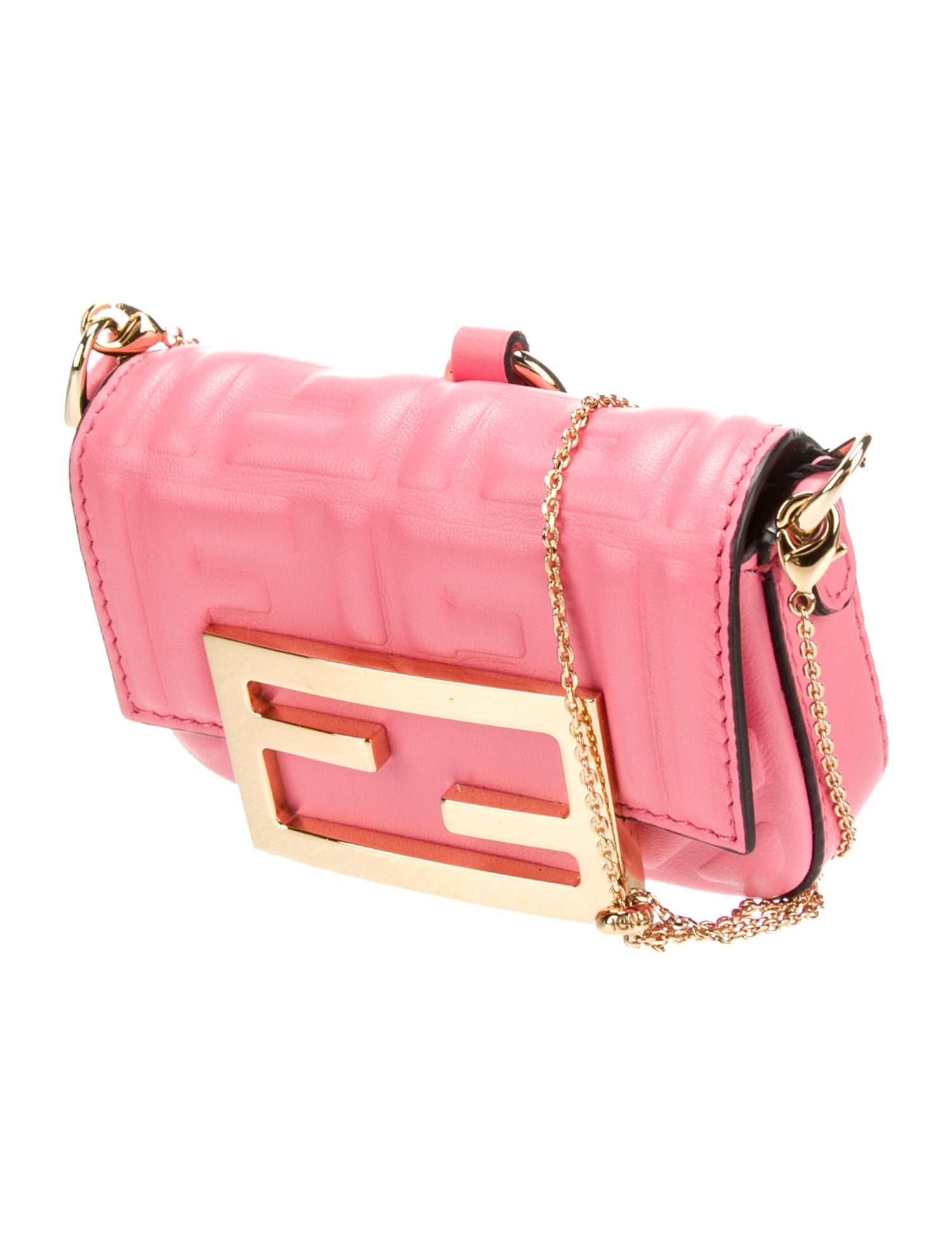 Fendi Leather Baguette Nano