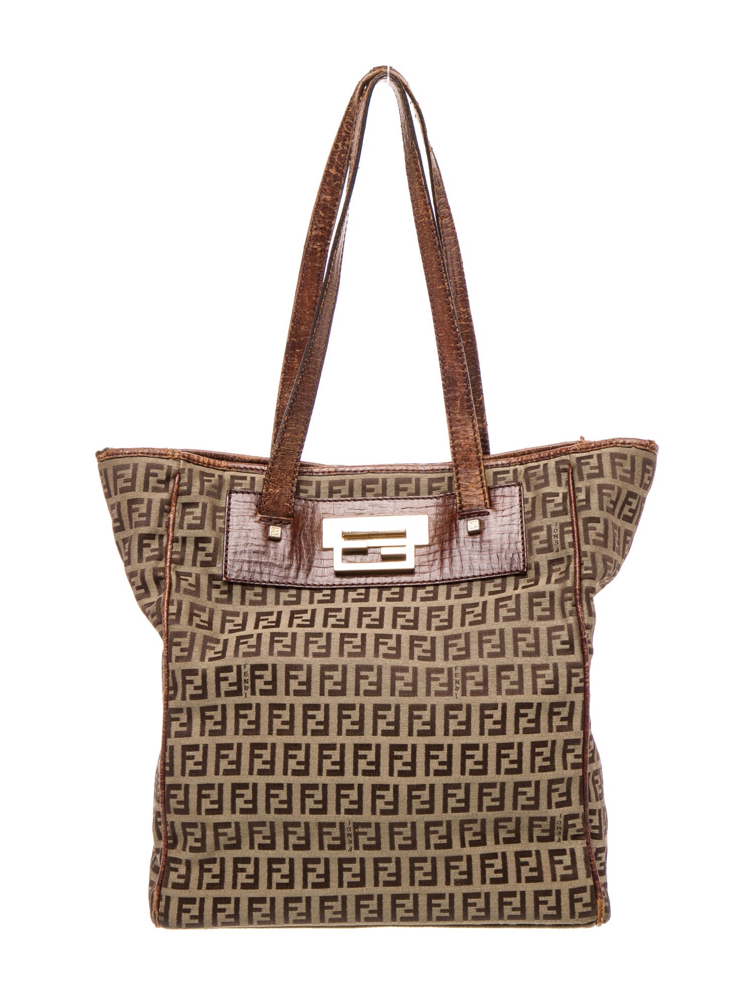 Fendi Zucchino FF Zucca Tote