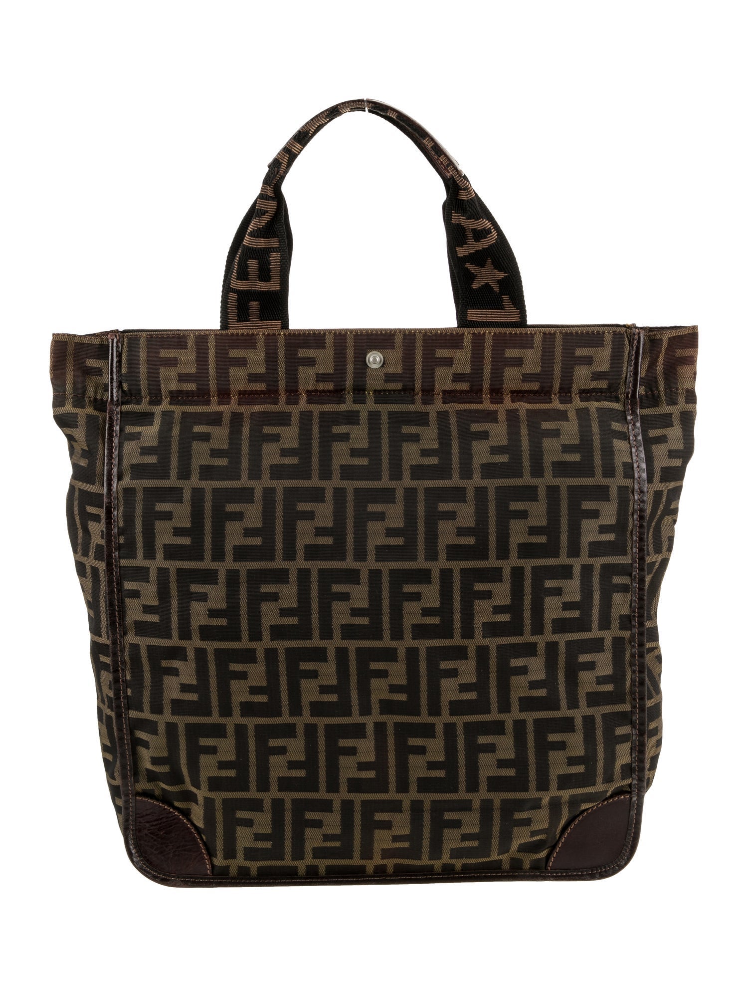 Fendi Zucca FF Top Handle Bag Vintage