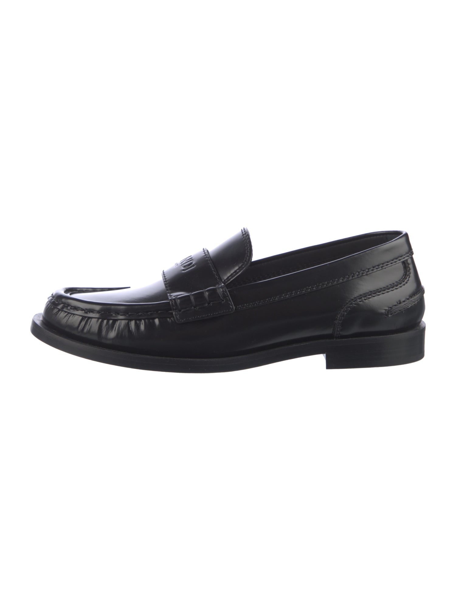 Fendi Leather Loafers