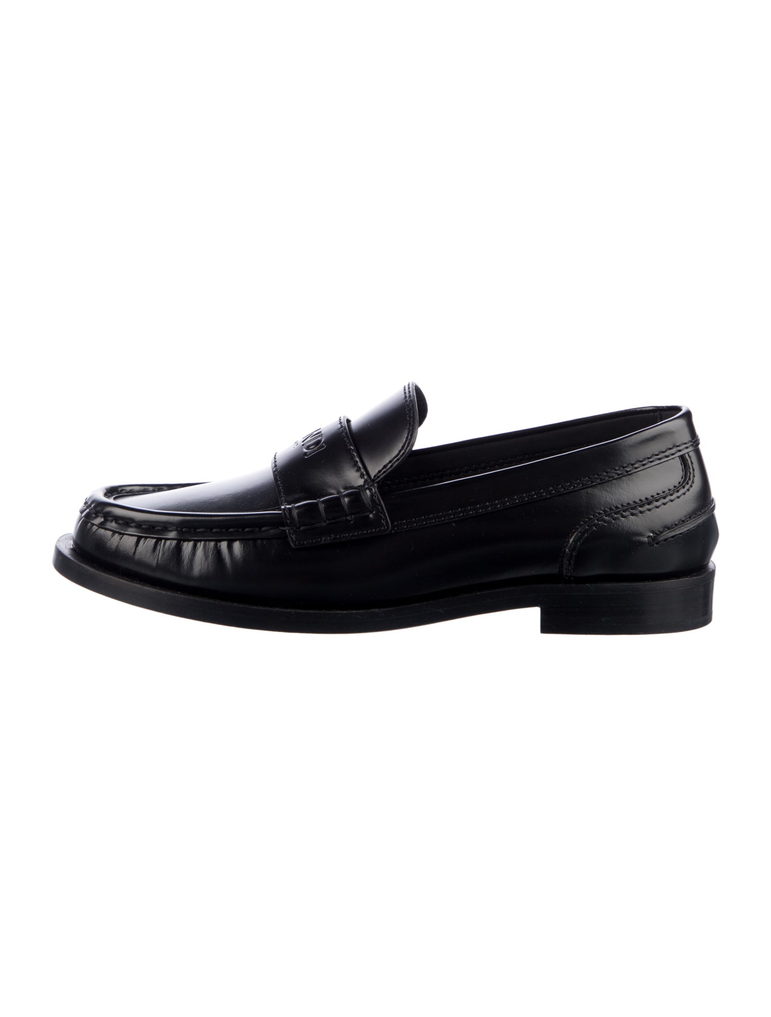 Fendi Leather Loafers