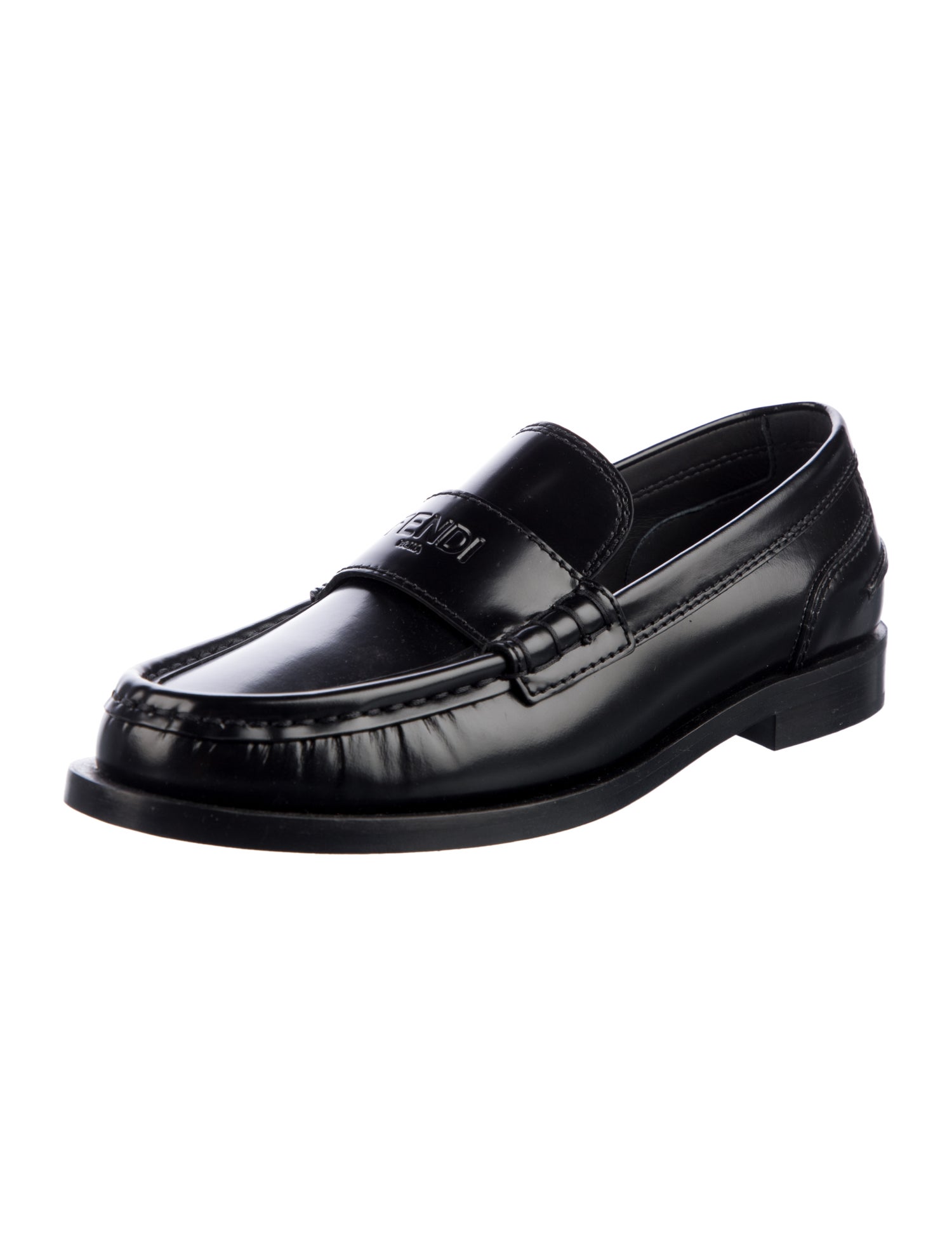 Fendi Leather Loafers