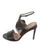 Fendi Monsters Motif Leather Sandals