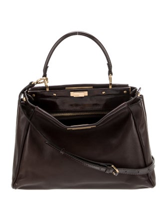 Fendi Leather Peekaboo Large