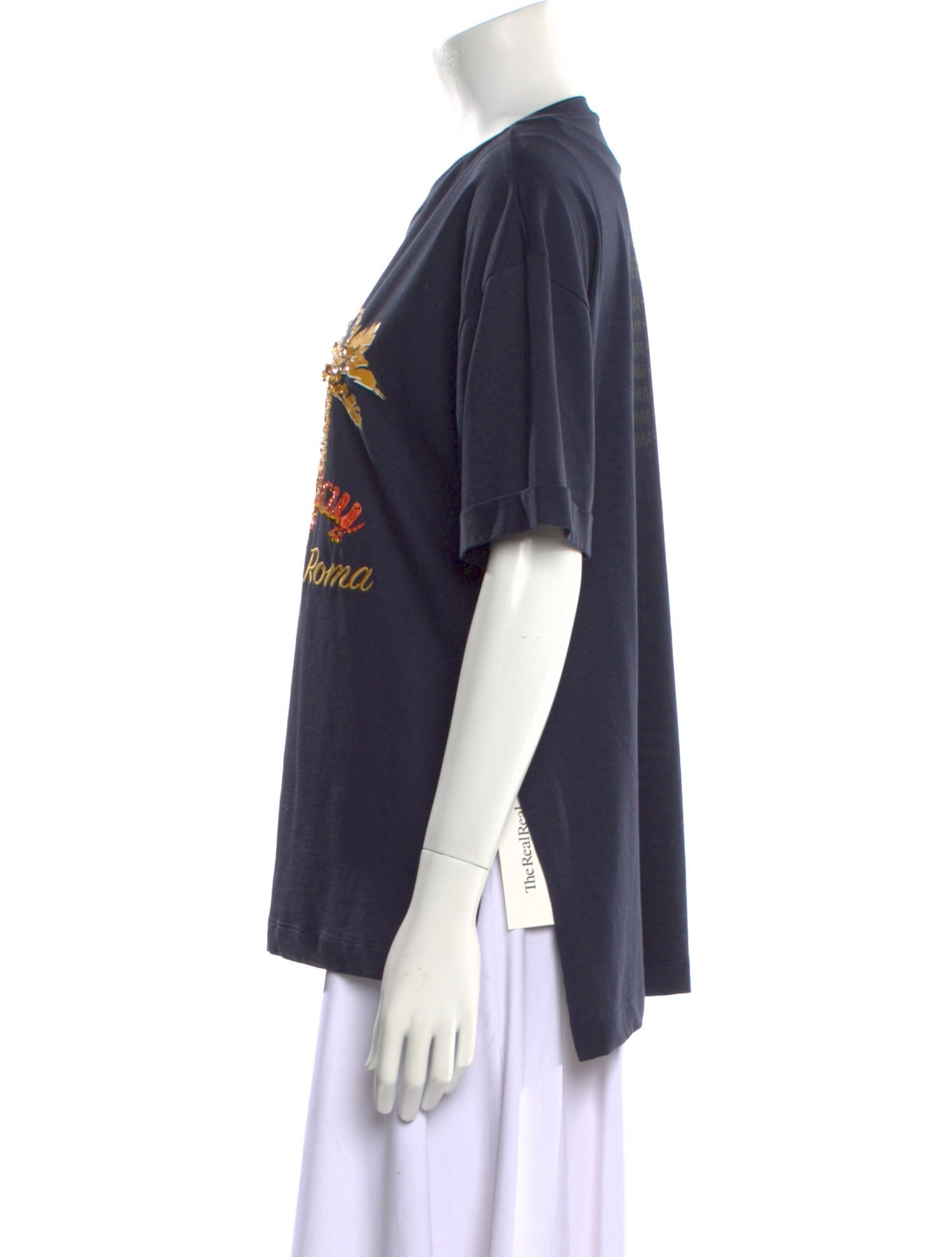 Fendi Graphic Print Crew Neck T-Shirt