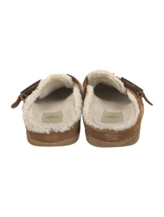 Fendi Suede Mules