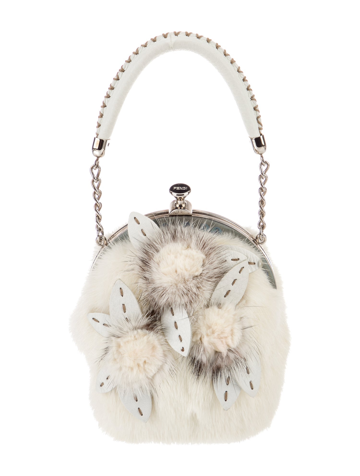 Fendi Fur Top Handle Bag