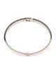 Fendi Enamel Fendista Hinged Bangle Bracelet