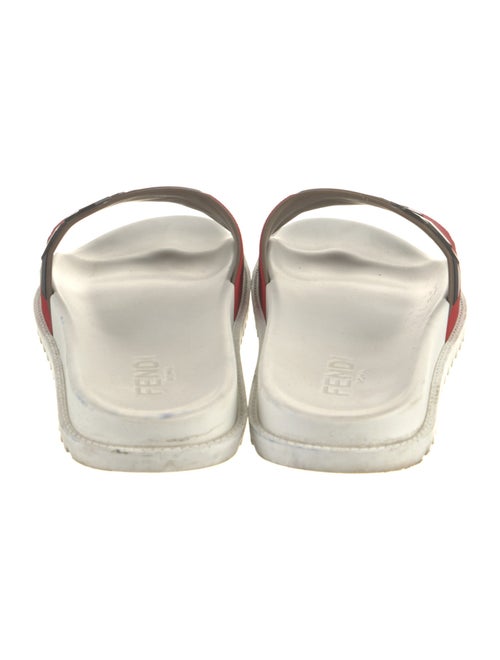 Fendi Zucca FF Logo Rubber Slides