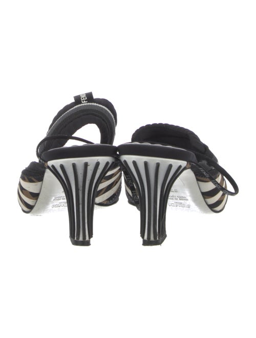 Fendi Zucca FF Logo Printed Slides