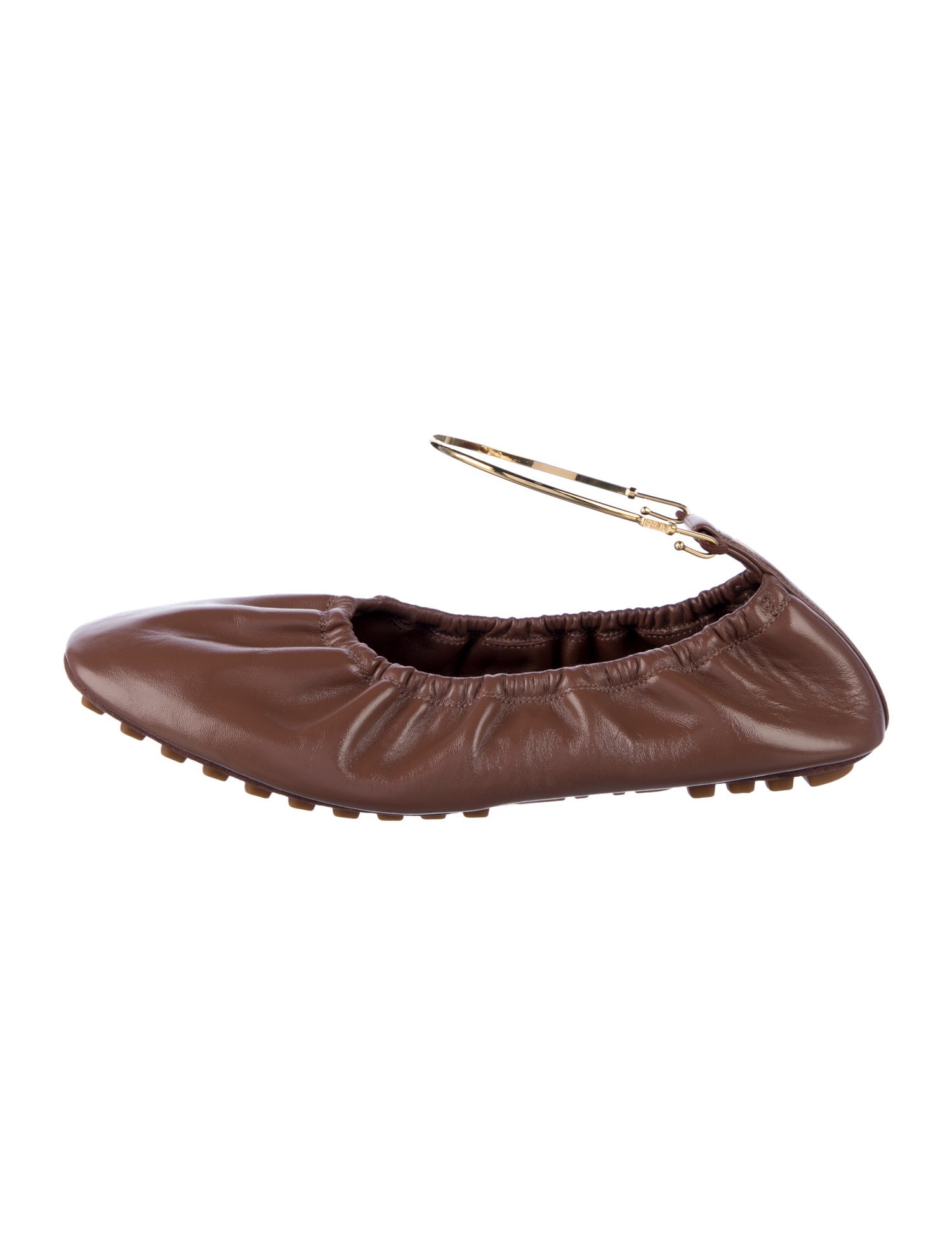 Fendi Leather Ballet Flats