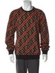 Fendi Zucca FF Logo Printed Pullover