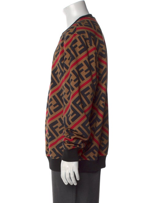 Fendi Zucca FF Logo Printed Pullover