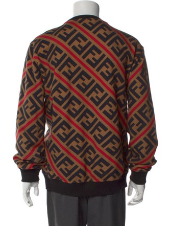 Fendi Zucca FF Logo Printed Pullover
