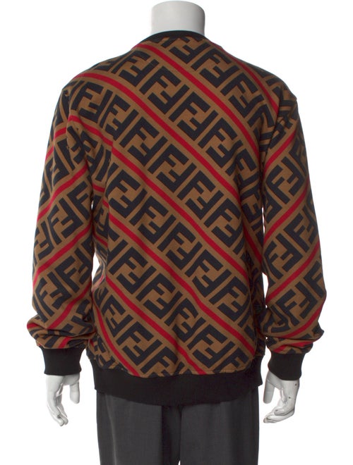 Fendi Zucca FF Logo Printed Pullover