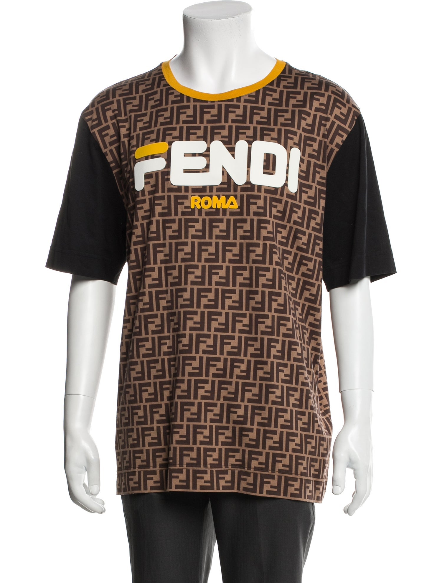 Fendi Zucca FF Logo Printed T-Shirt