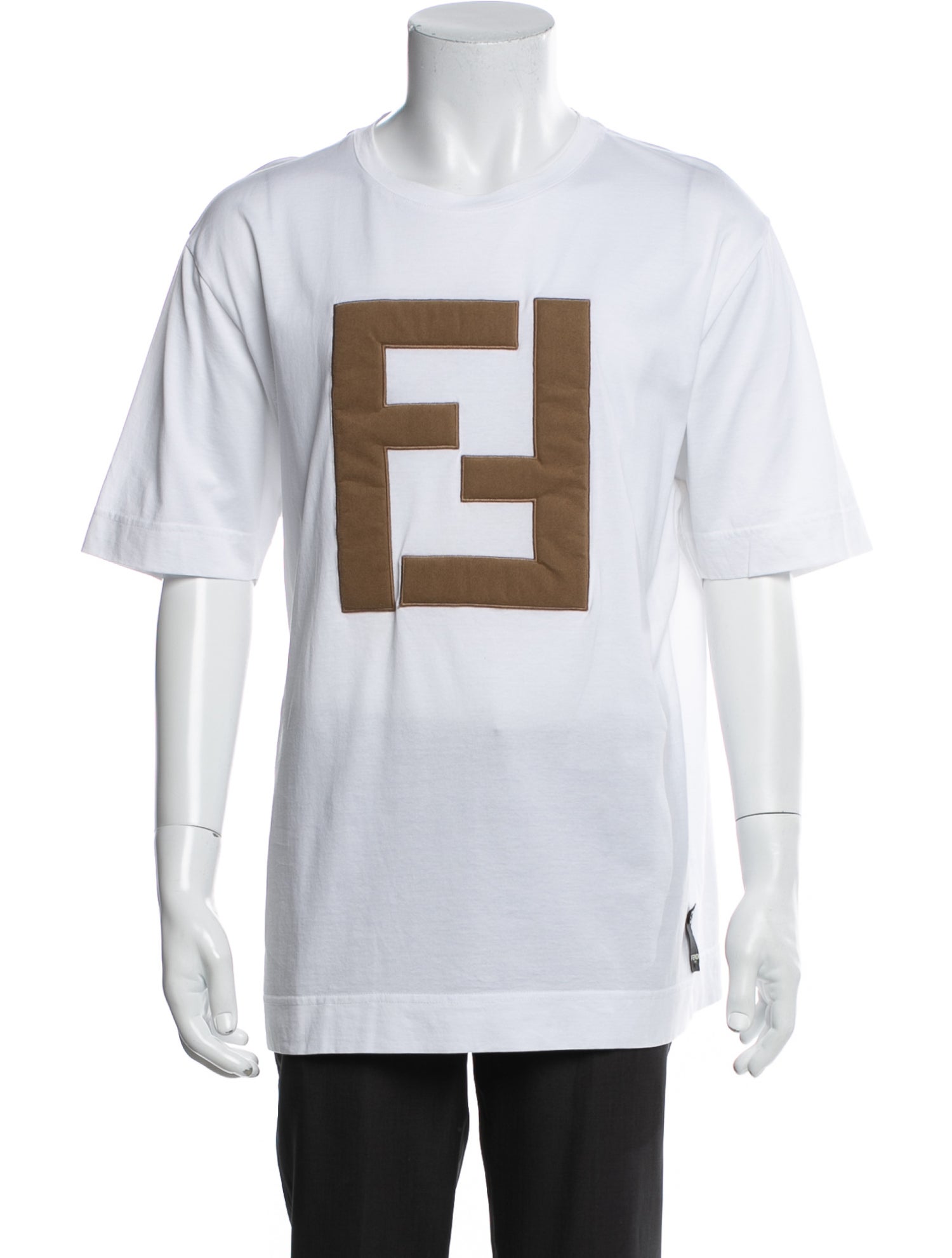 Fendi Zucca FF Logo Graphic Print T-Shirt