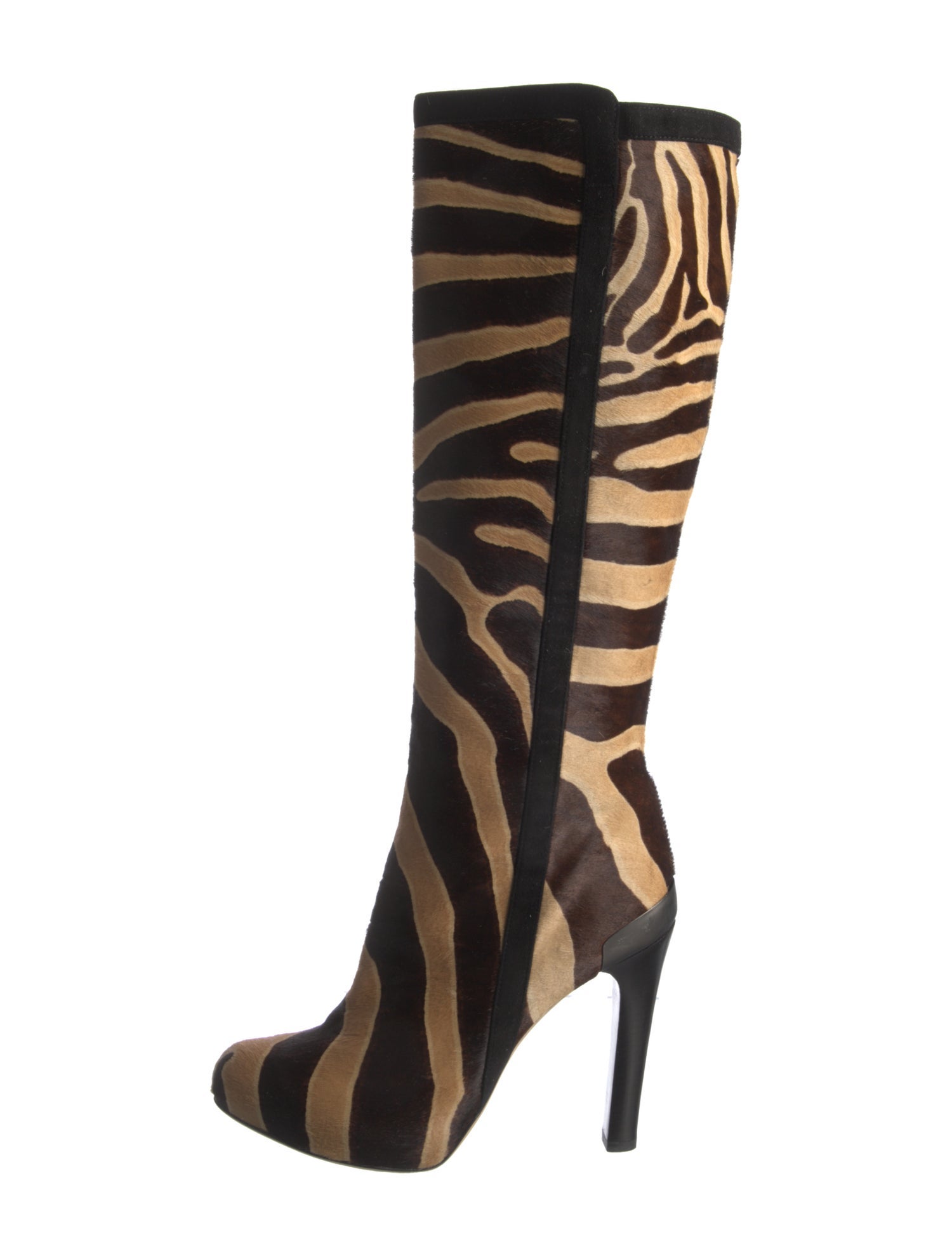 Fendi Ponyhair Animal Print Boots