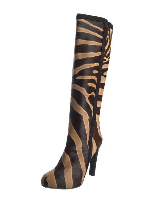 Fendi Ponyhair Animal Print Boots