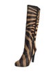 Fendi Ponyhair Animal Print Boots