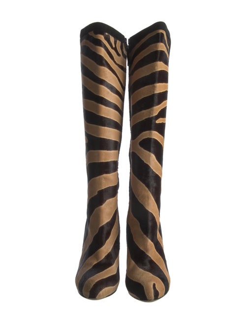 Fendi Ponyhair Animal Print Boots