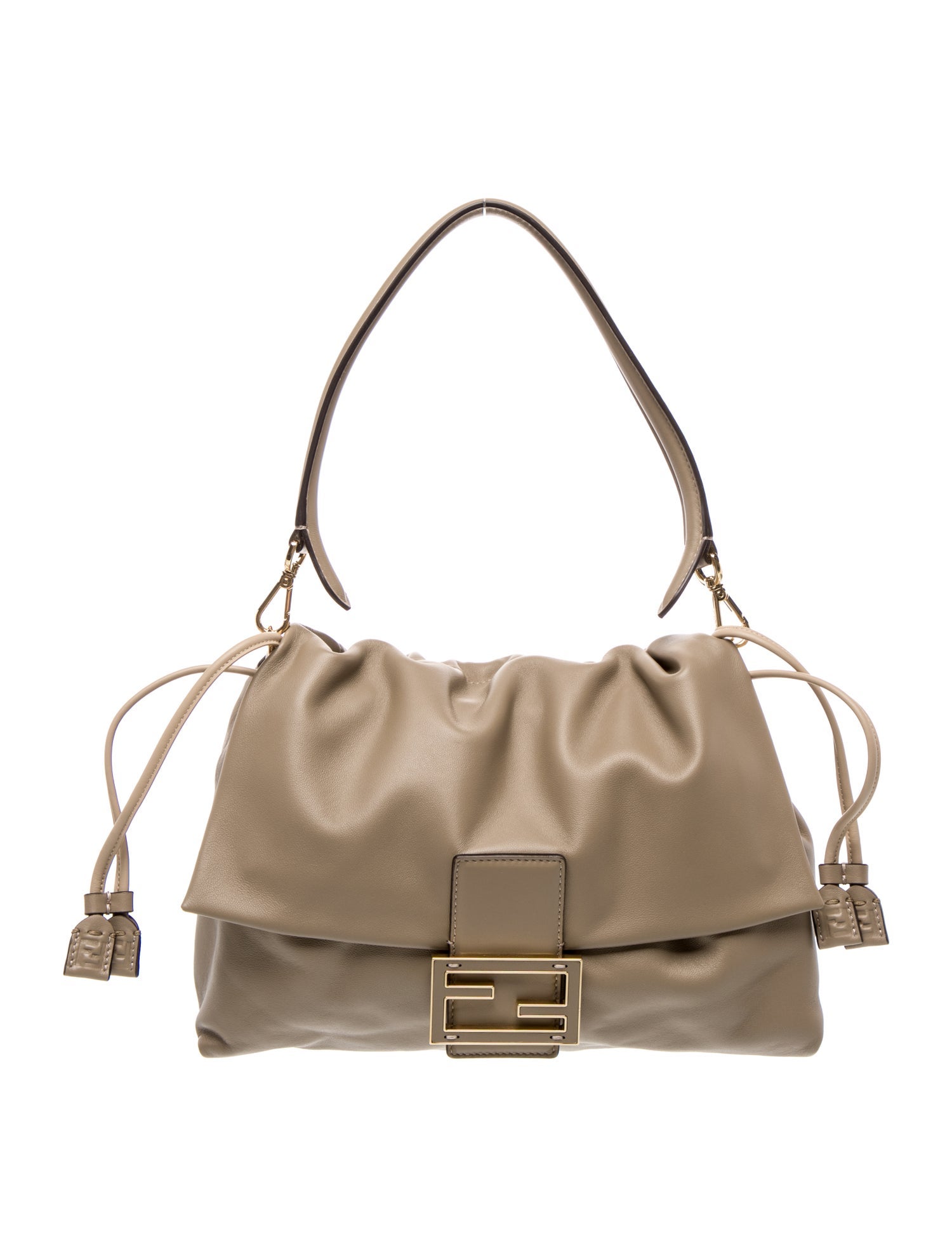 Fendi x Sarah Coleman 2021 FF Fisheye Baguette Bag - Green