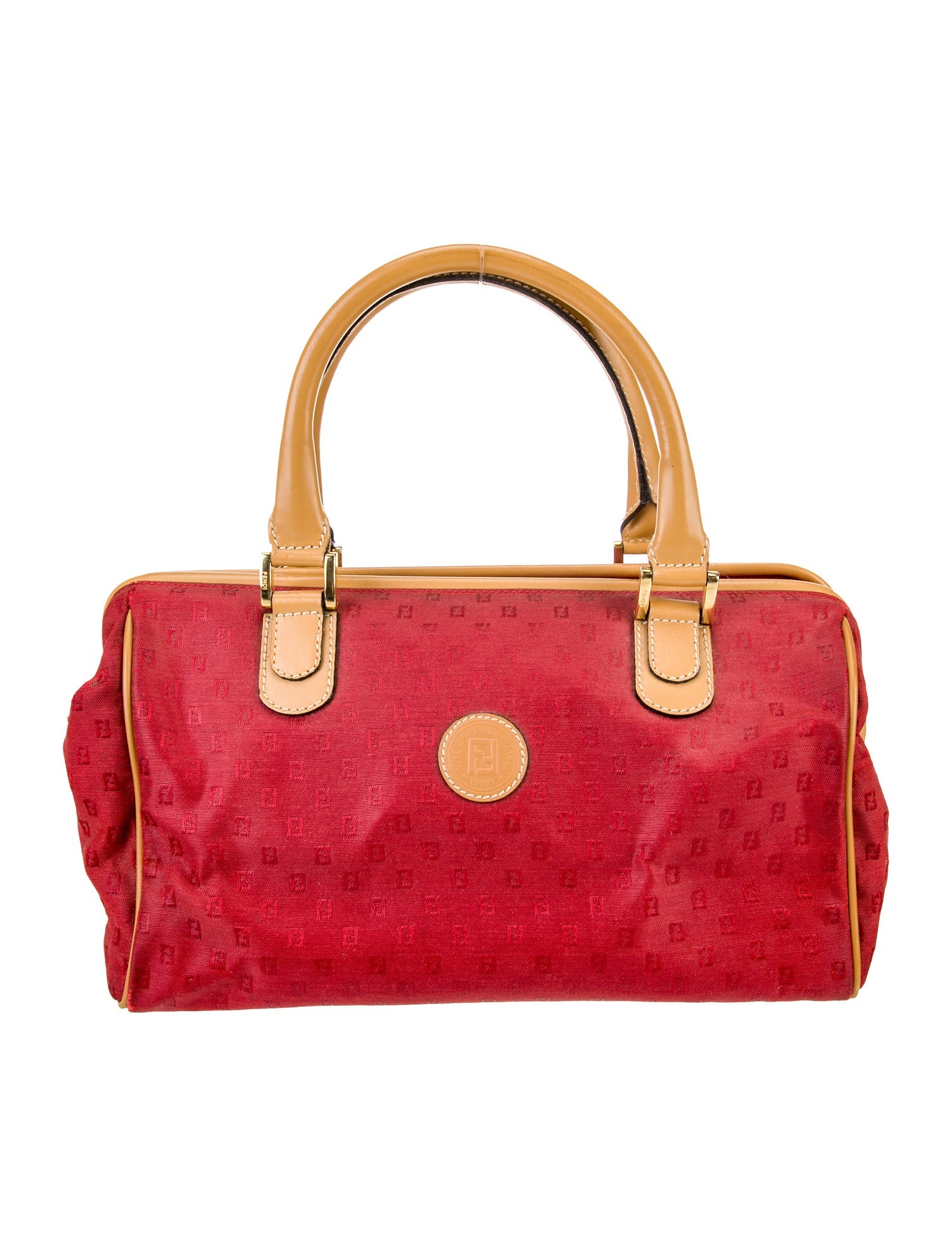 Fendi Canvas Top Handle Bag Vintage