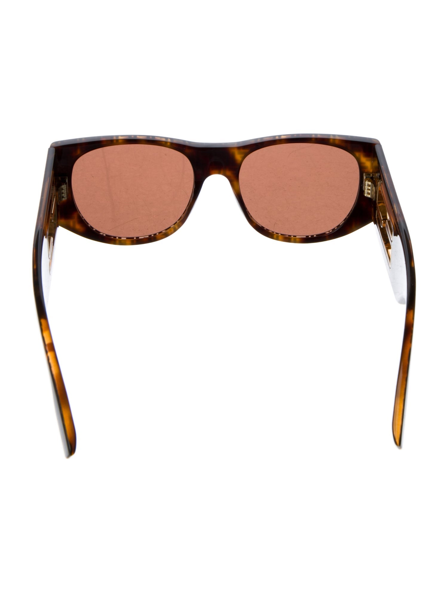 Fendi FF Havana Zucca FF Logo Sunglasses