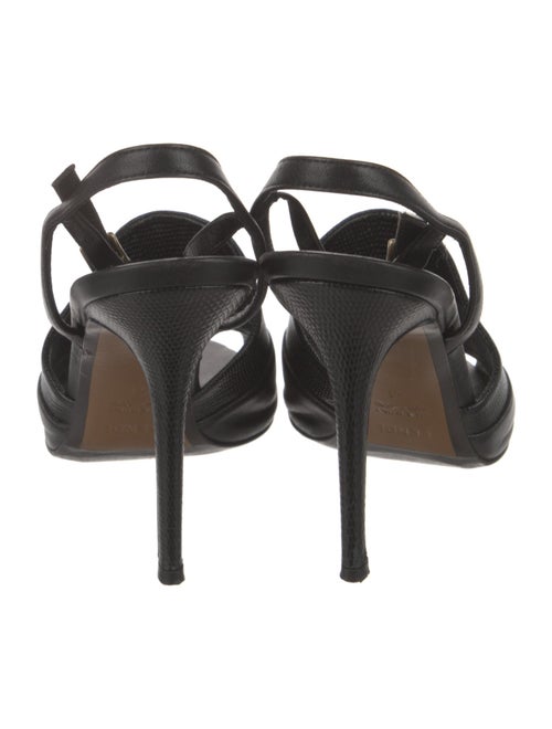 Fendi Zucca FF Logo Suede T-Strap Sandals